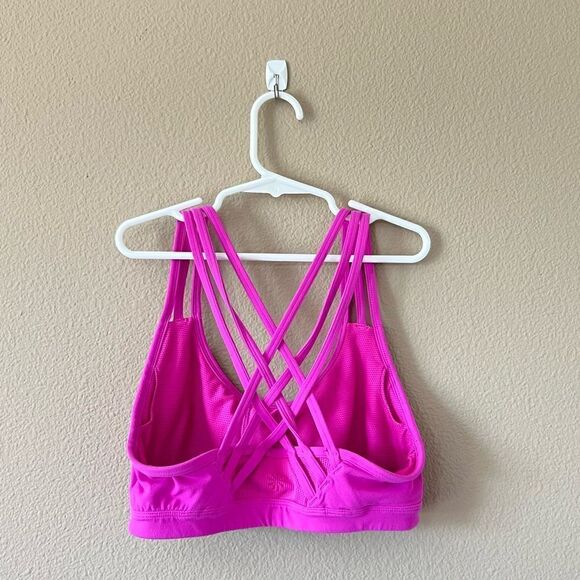 Athleta Hot Pink Fully Focused Sports Bra - Picture 7 of 11